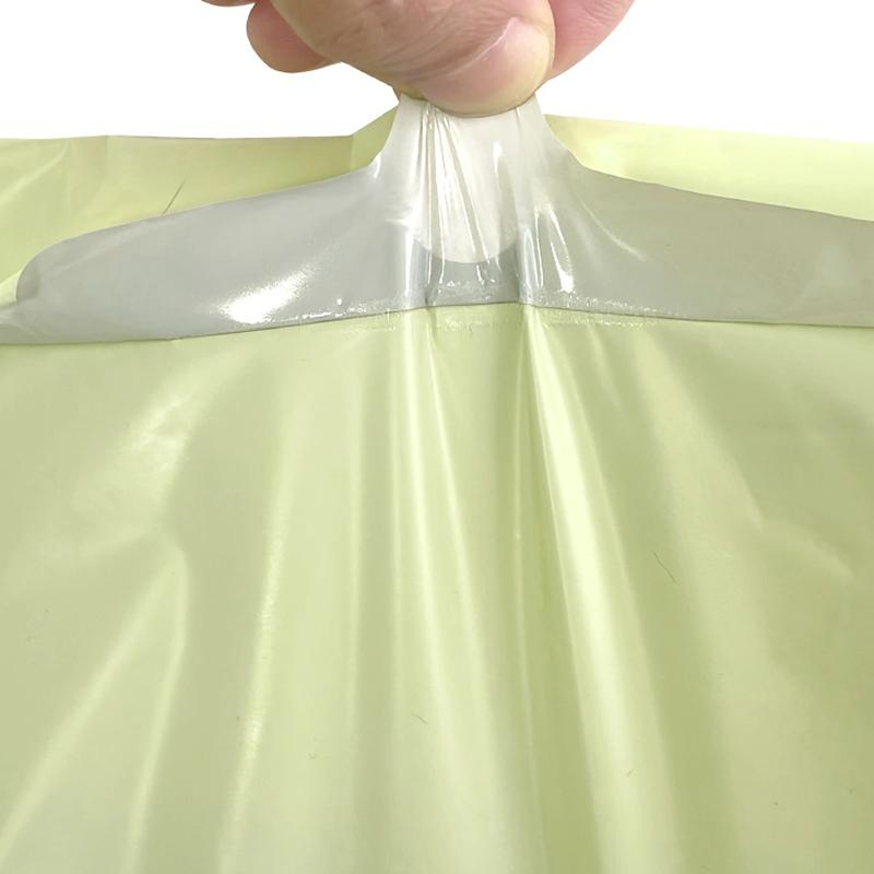 50 PCS/Set Express Bag Packing Bag Thickened Cream apricot Clothing Mail Waterproof Packing Bag Logistics Packing Bag