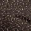 Cotton Flex Brown Fabric Dotted Floral Dress Material Fabric Print Fabric By The Yard 40 Inch