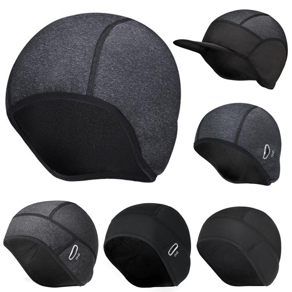 Men Women Outdoor Sports Windproof Running Skiing Thermal Cycling Cap Hat Skull Cap Beanie