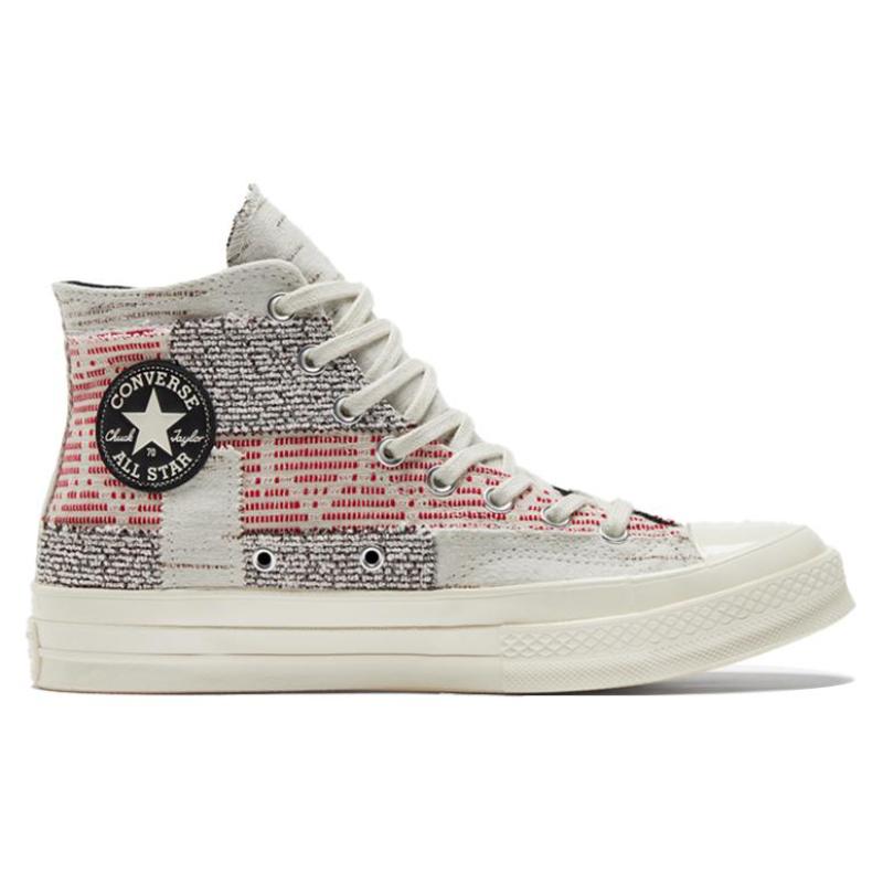 Converse 1970-е Пэчворк Chuck 70 Hi Удобные Повседневные Высокие Эспадрильи Унисекс Серый