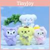 Adorable Sanrio Plush Keychain Toy Cute Kuromi Cinnamoroll Dog Pendant Accessory