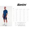 Santini OMNIA Cycling Bib Shorts for Sprints and Indoor Light UPF Black 5S1075FBOMNIA Men's Training, Compression, Breathable, 50+, (Size 4XL),