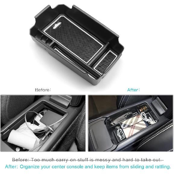CDEFG Лоток для хранения на приборной панели Подходит для 2019 2020 2021 2022 2023 Volvo XC40 Аксессуары для дизайна интерьера ABS Черный материал Вставка подлокотника Assist