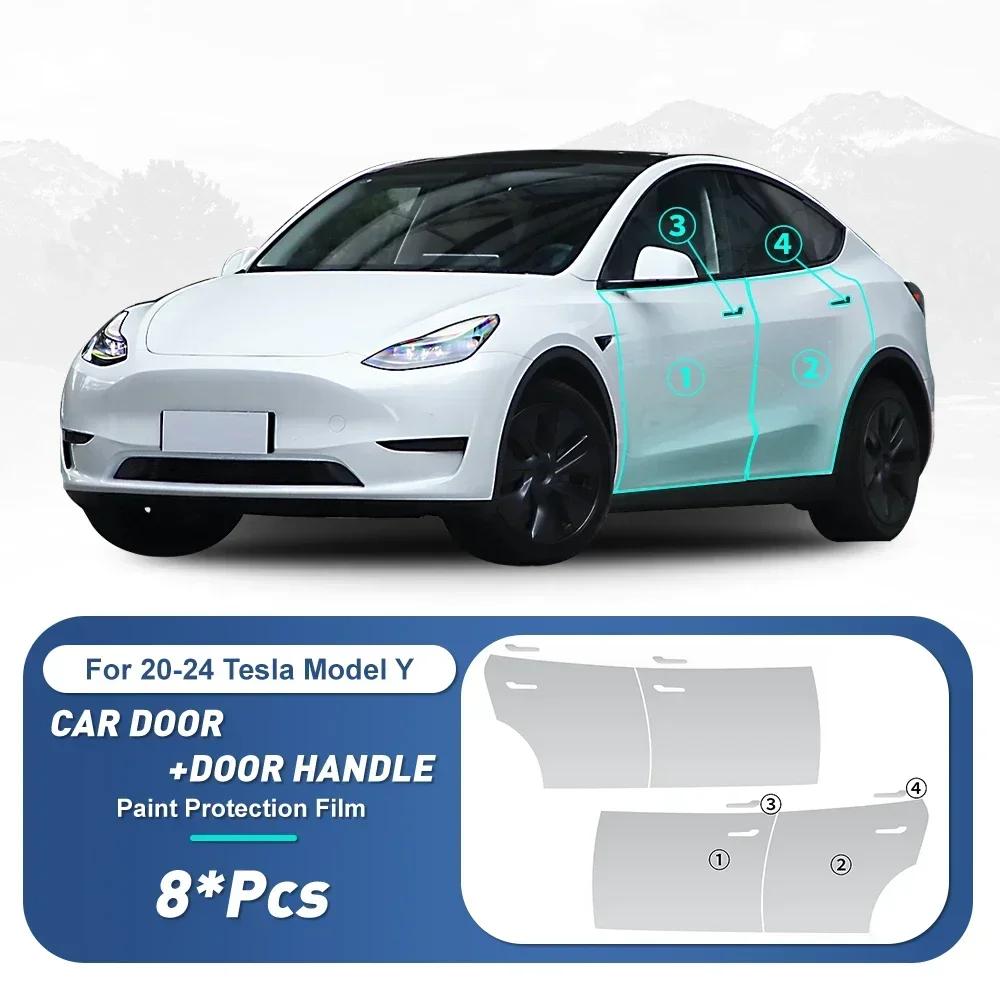 For Tesla Model Y 3 Car Sticker 2020-2025 Paint Protection Film Clear Bra PPF Anti Scratch PreCut Car Body Film Cover