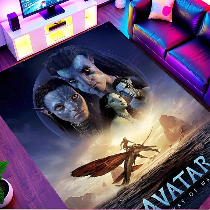 Avatar Print Rug, Washable Floor Carpet, For Entryway Dorm Laundry Room Office Study, Home Decor Birthday Christmas Gift