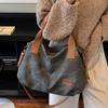 Bag Women's Large-capacity New Versatile Shoulder Tote Bag Retro Casual Handbag Commuter Messenger Bag Tide