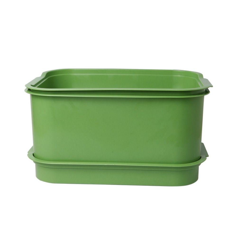 Plastic Seed Sprouter Tray With Cover Beans Seeding Pot New Sprout Dish Growing Pot