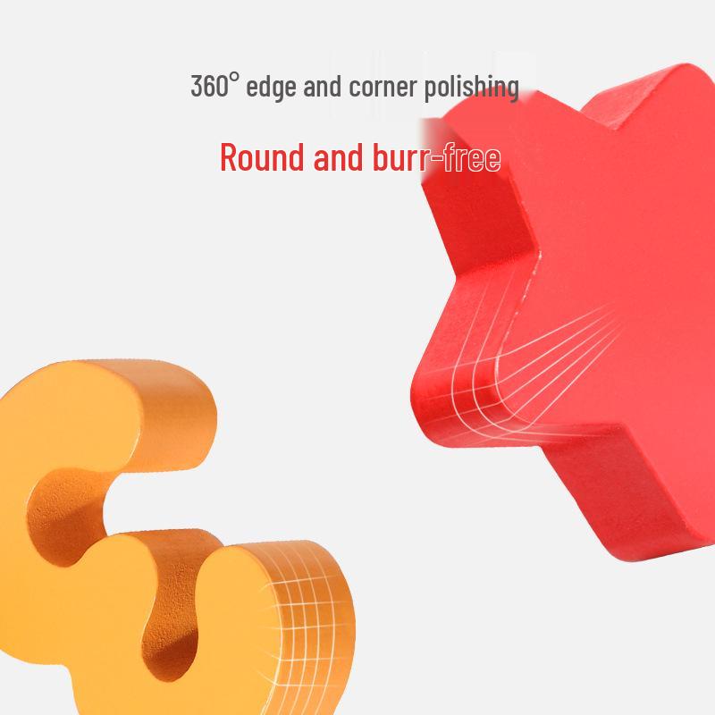 Colorful Wooden Number & Letter Shape Matching Puzzle for Kids