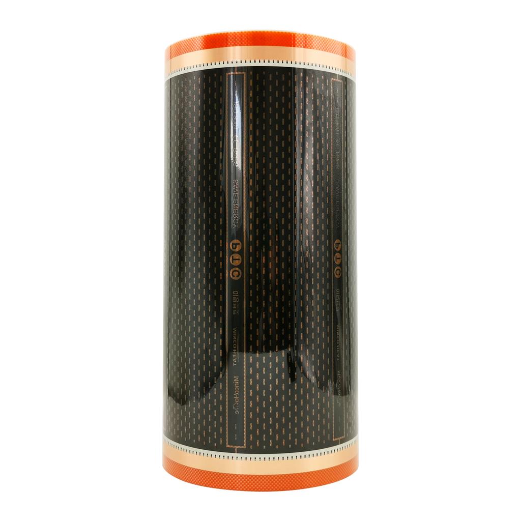 150w/m2 Graphene PTC Electric Heating Film Infrared AC200~240V Warm Floor Infrared Self-regulating Film 50cm Width