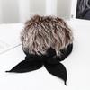 Wig Hat Artificial Wig Headband Funny Short Hair Wig Hat for Men Women All Seasons
