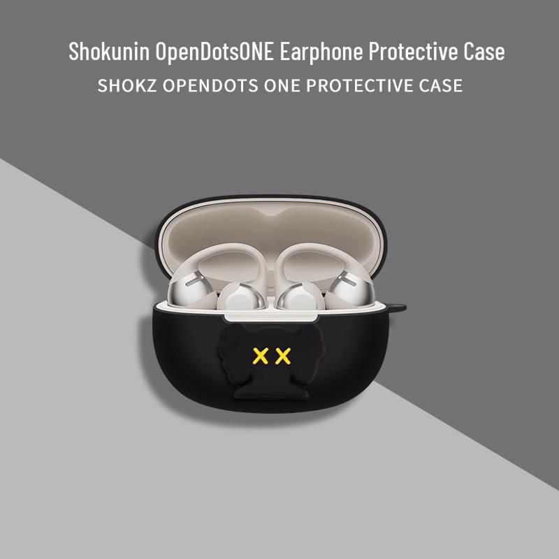 Applicable Shokz OpenDots ONE Bluetooth Earbuds Case with Shokz E310 Dynamic Titanium Ring Protective Shell