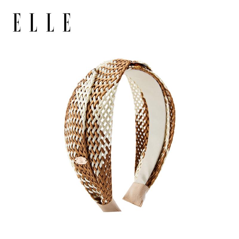 ELLE Summer Women's High Headtop Fashion Style Versatile Braided Headband