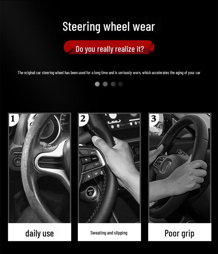 Acura CDX 2016-2021 Ultra-Thin Carbon Fiber Suede Leather Steering Wheel Cover