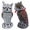 Garden Owl Decoy Outdoor Bird Repellent Owl Statue To Scare Birds Away