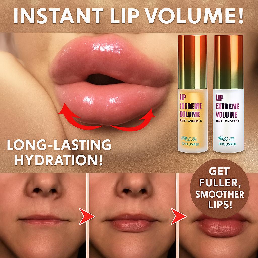 Instant Lip Plumper Serum — стойкое, придающее объем и увлажняющее масло для более полных и гладких губ