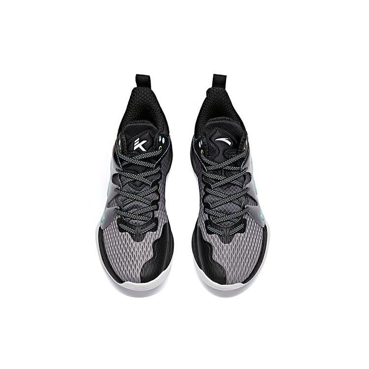 Anta Баскетбольные кроссовки Jianshan 1 KT Thompson Durable Non-Slip Low-Top мужские кроссовки Black Gray 112121601-3