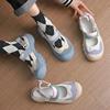 Ugly Cute Round Head Velcro Sports Sandals Women's Candy Color Breathable Women's Shoes Women's Running Sneakers