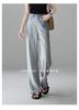 Thin and flowing Tencel wide leg pants for women in summer 2025, fashionable, loose and versatile, slimming and floor hugging pants