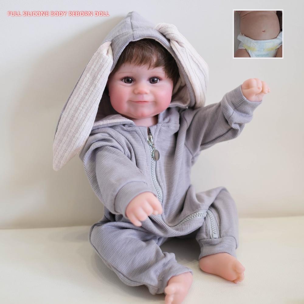 50 см полностью силиконовое тело Reborn Baby Doll Maddie Cute Chubby Водонепроницаемая 20-дюймовая кукла-эмуляция для девочек 3D картина с кожей настоящая, как куклы для маленьких мальчиков для детей