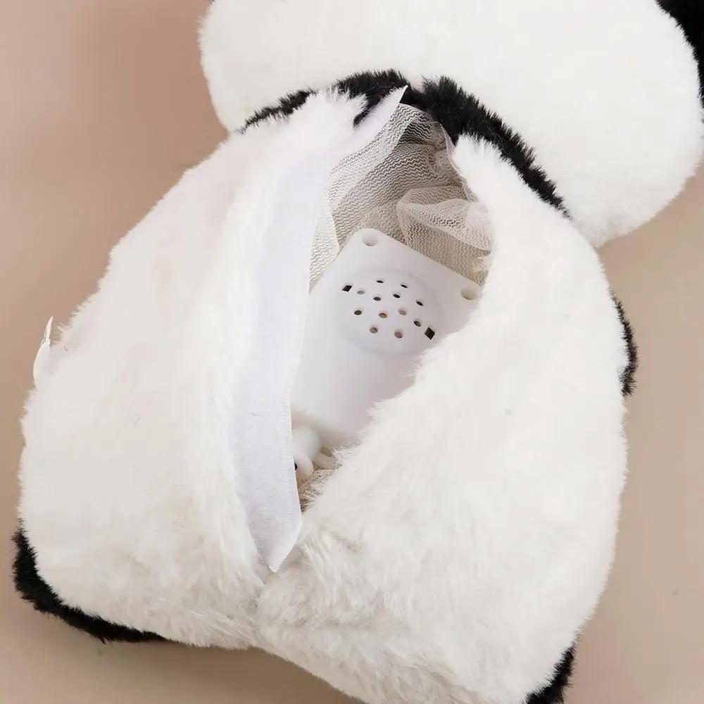 Breathing Soothing Panda,Panada Sound Machine with Lights and Music Sensory Plushies Panada Toy for Baby