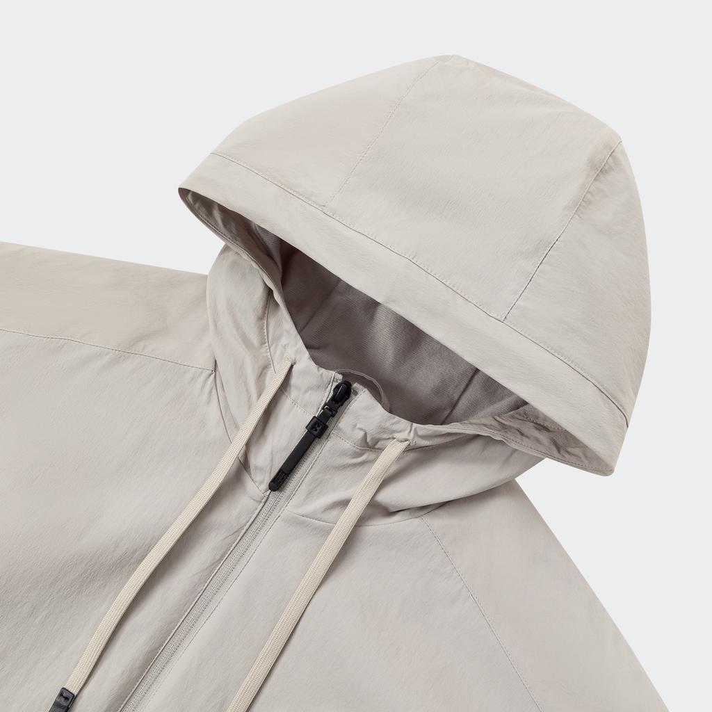 Adidas Wuji Warm Woven Jacket With Monochrome Logo Men Outerwear Sesame IX4289