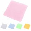 Solid Color Glasses Cleaner Microfiber Cleaning Wipes Portable Microfiber Cleaning Cloth  Female