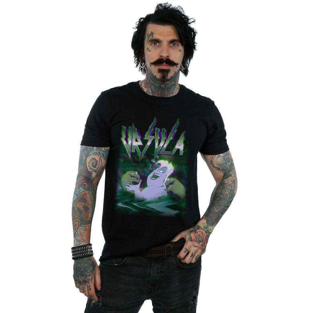Disney Mens Ursula Glitch T-Shirt