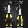 Многофункциональный набор инструментов электрика: Tiger Household, Диагональные, Зажимные клещи с длинными узкими губками, Набор