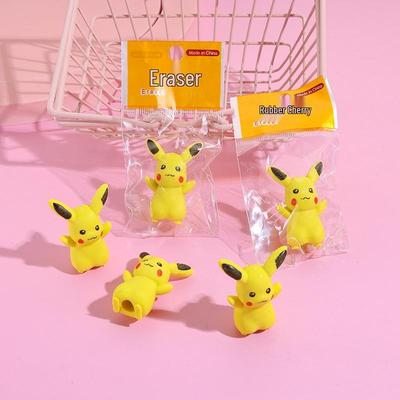 3D Мультяшный ластик Пикачу для учеников начальной школы - Милый школьный подарок и приз