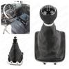 Для VW Golf Plus 2005 2006 2007 2008 2009 2010 2011 2012 2013 2014 Авто-стайлинг 5-ступенчатая ручка переключения передач с кожаным чехлом