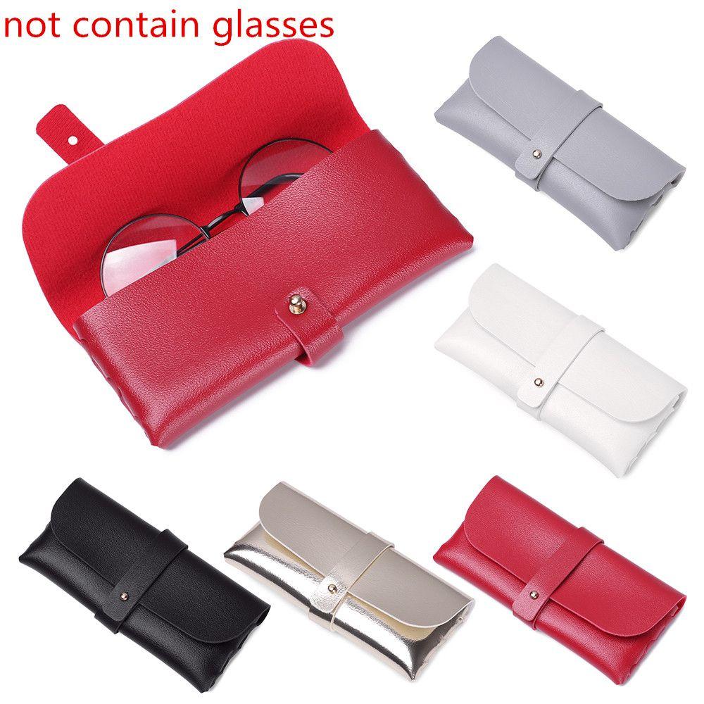 Durable Folding PU Leather Glasses Box Eyeglasses Case Eyeglasses Accessories Glasses Holder