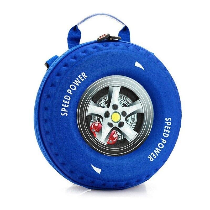 Возраст 3-5 лет Мальчики Девочки Малыши Школьная сумка 3d Шина автомобиля Детский рюкзак Милый Детский Маленький рюкзак Колесо из ЭВА Сумка для детского сада CLE