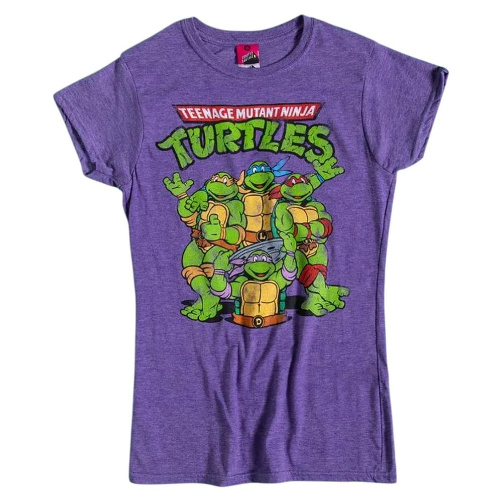 Teenage Mutant Ninja Turtles Женская классическая облегающая футболка