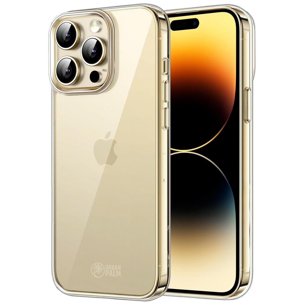 UrbanPalm Case for iPhone 14 Pro, Silicone, Transparent