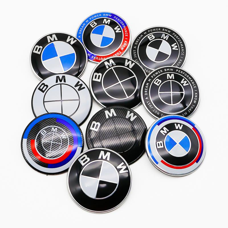 DSJW3 ABS Original Replacement Car Front Grille Badge Replacement Trunk Car Logo Badge For BMW X3 X4 F39 F48 G01 E84 Car Modification