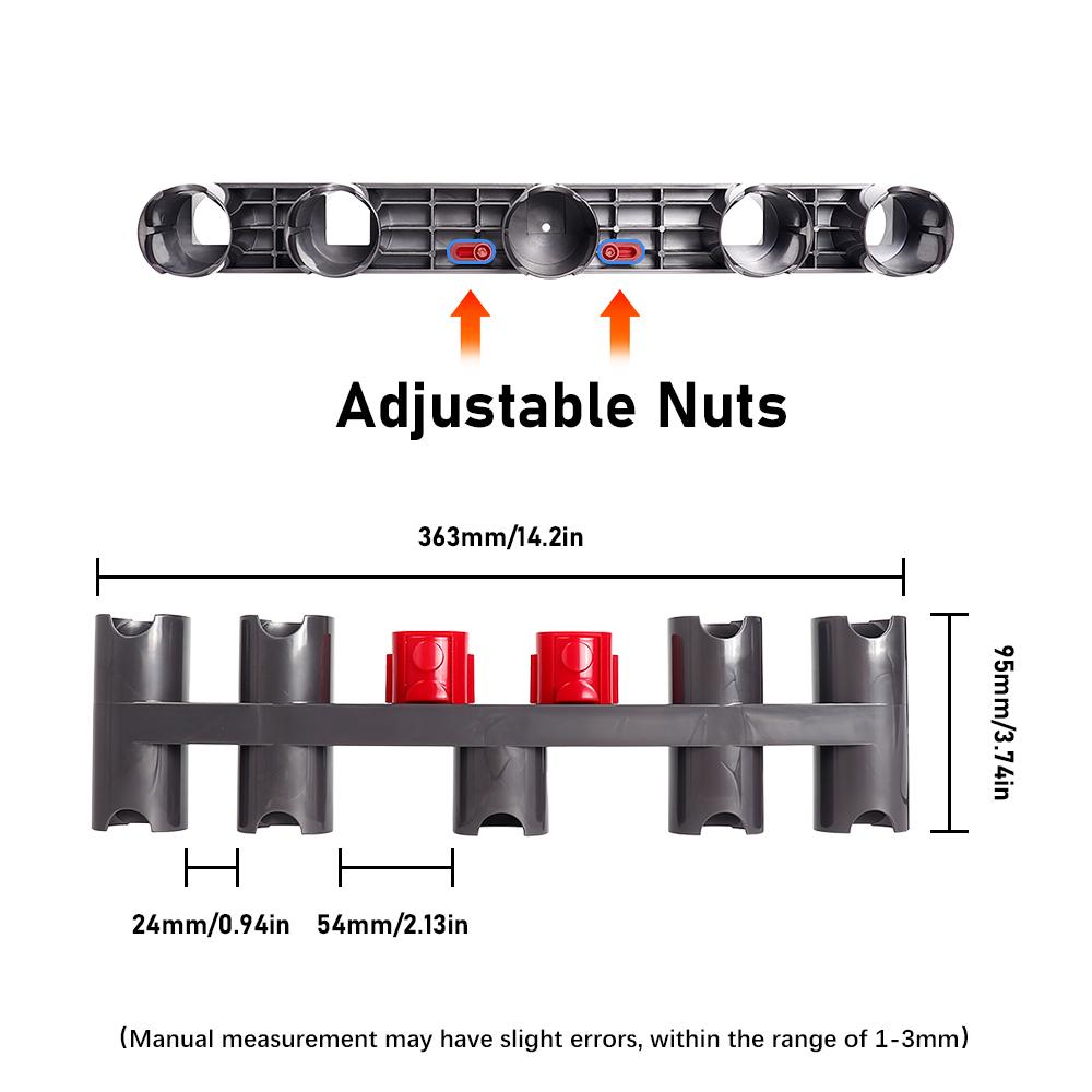 Nine-hole Accessory Bracket for Dyson V7 V8 V10 V11 V15 Vacuum Cleaner Hanger Base Brush Tool Storage Equipment Shelf Holder