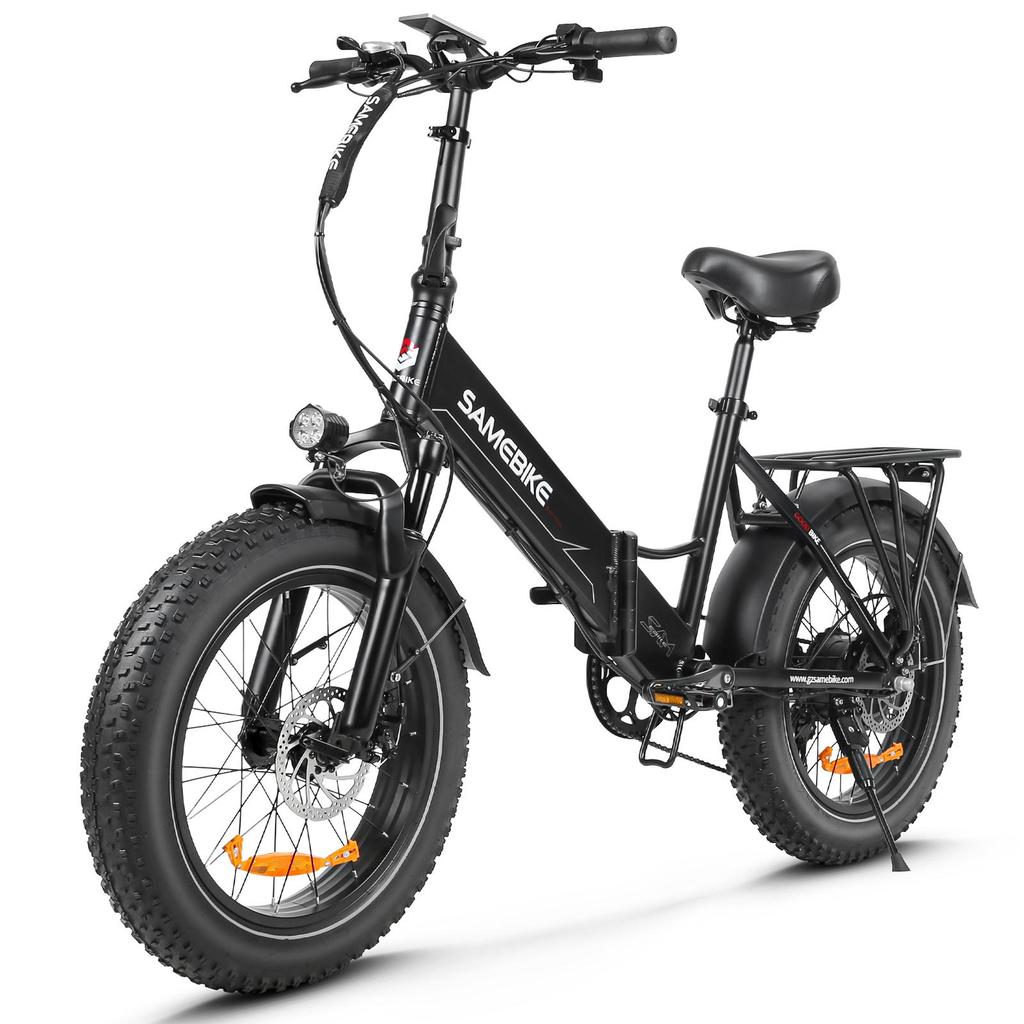 Складной электровелосипед SAMEBIKE LOTDM200-II, 20-дюймовый городской электровелосипед для взрослых, двигатель 750 Вт, аккумулятор 48 В 13 Ач