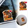 Защитные наклейки 'Punch The Monkey' для автомобиля, ноутбука. Милая обезьянка, держащая плюшевую игрушку. Виниловые наклейки. Легко наклеивать/снимать. Веселый декор для детской комнаты