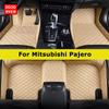 Custom Car Floor Mats For Mitsubishi Pajero V73 V77 V93 V97 Auto Carpets Foot Coche Accessorie