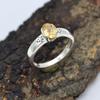 CHRISTMAS GIFT Natural Citrine Gemstone Women Ring 925 Sterling Silver Jewelry