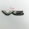 AAZO1 For Mitsubishi Pajero v73 v87 v93 v97 Car Sticker Logo 3.8 V6 displacement letter logo 1pc