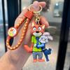 Disney S Брелок Зверополис Мультяшные Персонажи Брелоки Джуди Ник и Шеф Бургос Аксессуары для Парных Сумок и Праздничные Подарки
