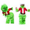 New Green Hair Monster Costume Grinch Children's Costume Performance Clothing