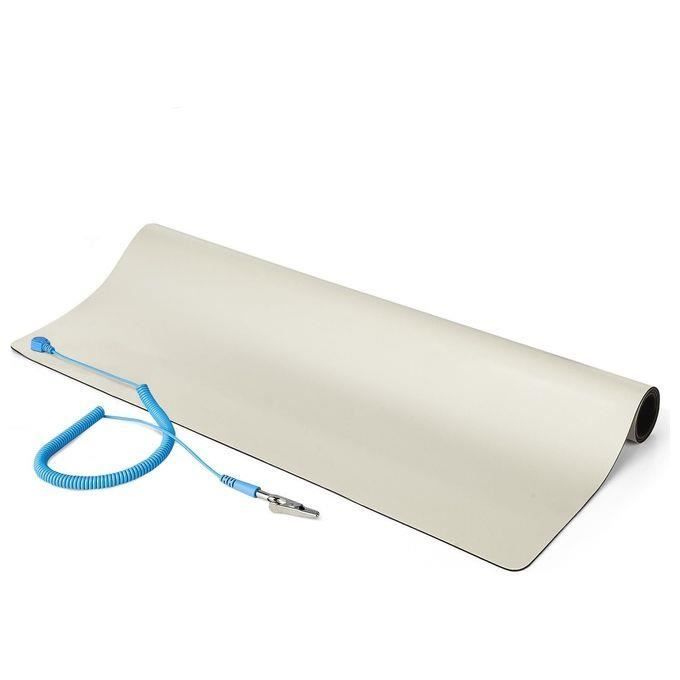 Tapis Antistatique ESD - StarTech.Com - 60x120 cm - Câble de mise à terre - Beige - Intérieur