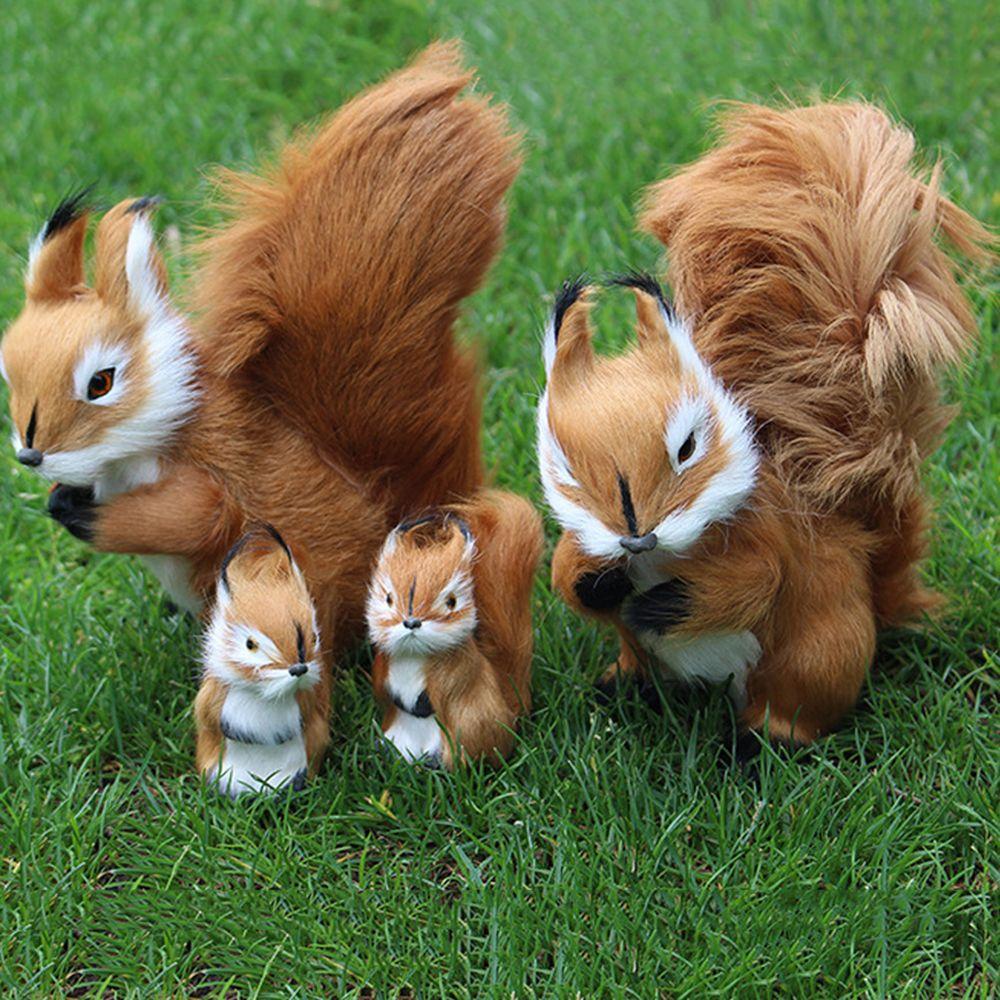 Model Toys Dolls Simulation Squirrel Squirrel Plush Doll Squirrel Stuffed Toys Animal Plush Toys
