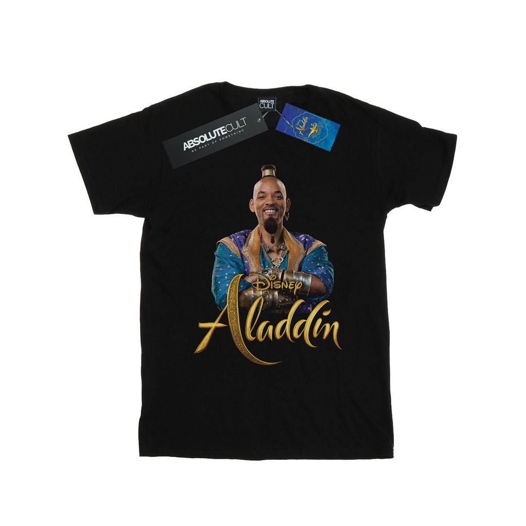 Disney Mens Aladdin Movie Genie Photo T-Shirt