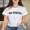 Армения Унисекс Футболка подарок Армянский флаг футболка Ереван Белый Черный Темно-серый
