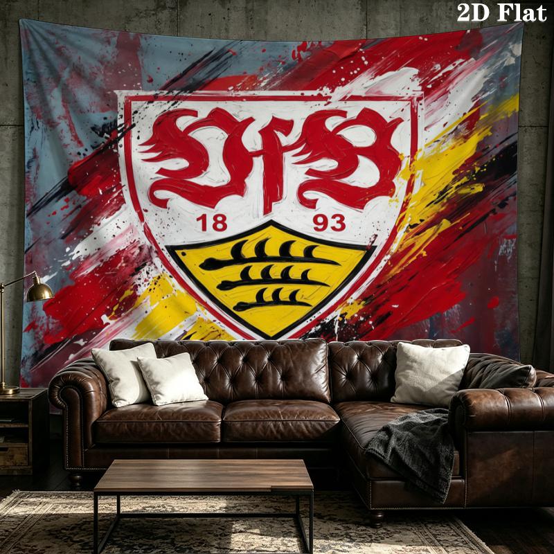VfB Stuttgart Printed Tapestry – Wall Hanging for Bedrooms, Dorms, and Home Decor