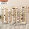 Multi-layer Display Rack for Cosmetics & Nail Salon Storage