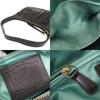 Used AUTHENTIC COACH one shoulder Ergo Leather Pleated HoboShoulder Bag Black Leather